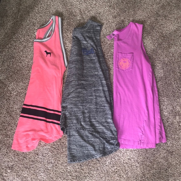 PINK Victoria's Secret Tops - Bundle of Victoria’s Secret PINK Tanks